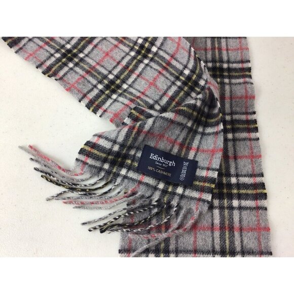 Edinburgh Cashmere Scarf Mens One Size - Picture 4 of 5